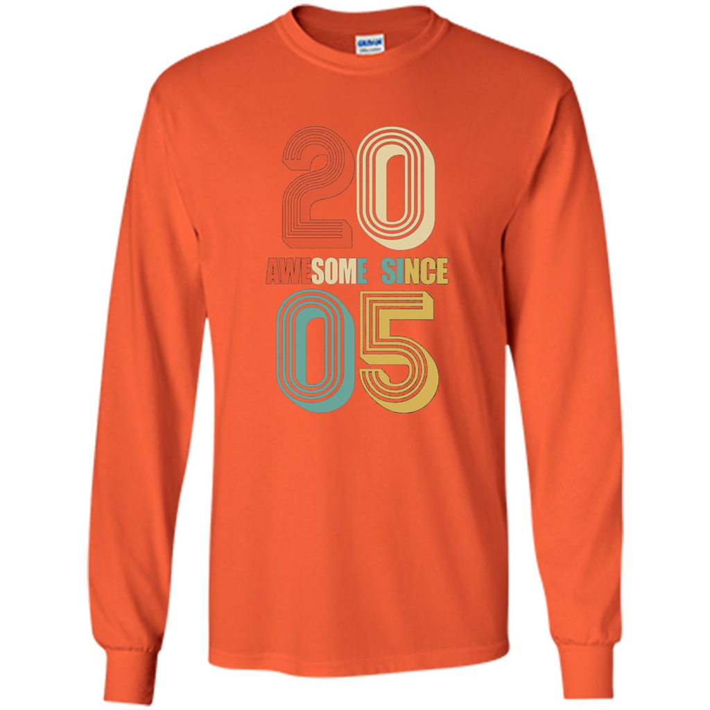 Awesome Since 2005 T-Shirt Orange