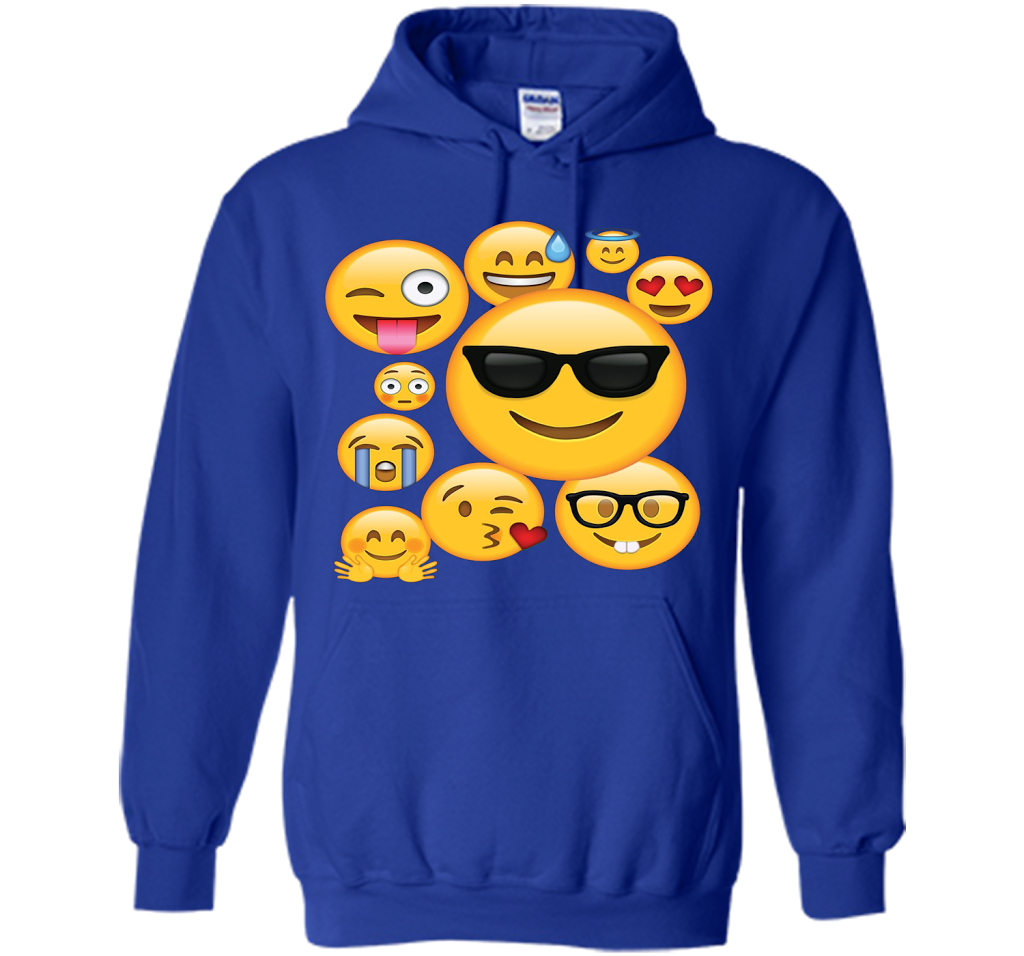 Emoji Pack ComboT-shirt Emoticon Smily Face Tshirt. shirt Royal