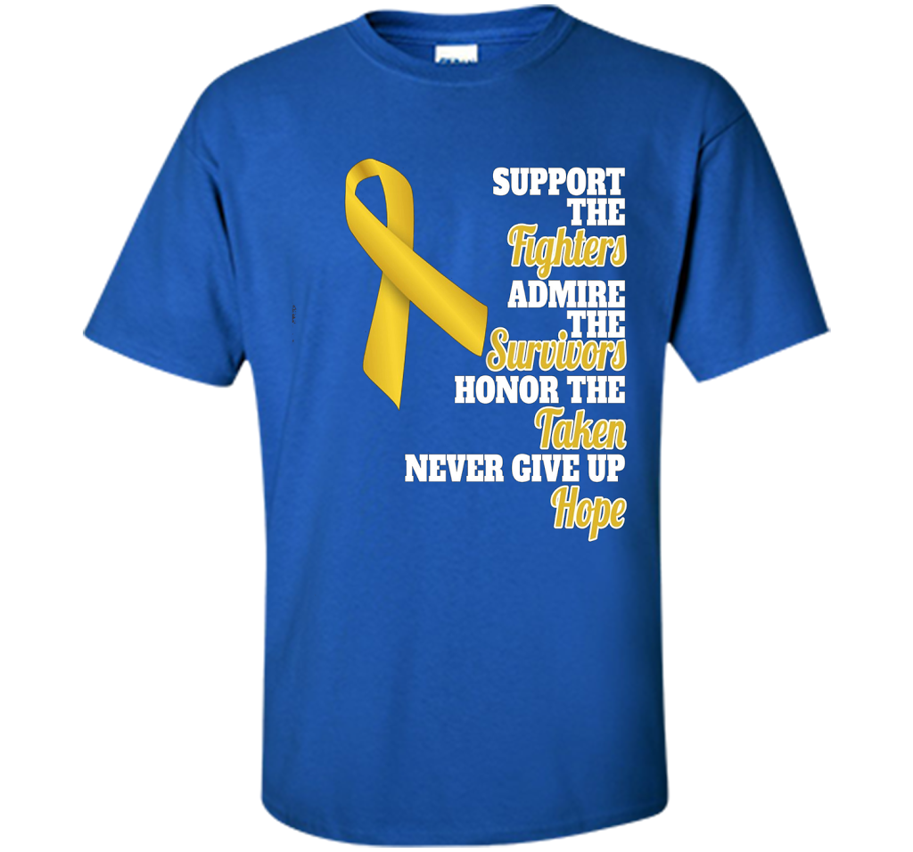 Cancer Awareness T-shirt Support Childhood Cancer Awareness Royal