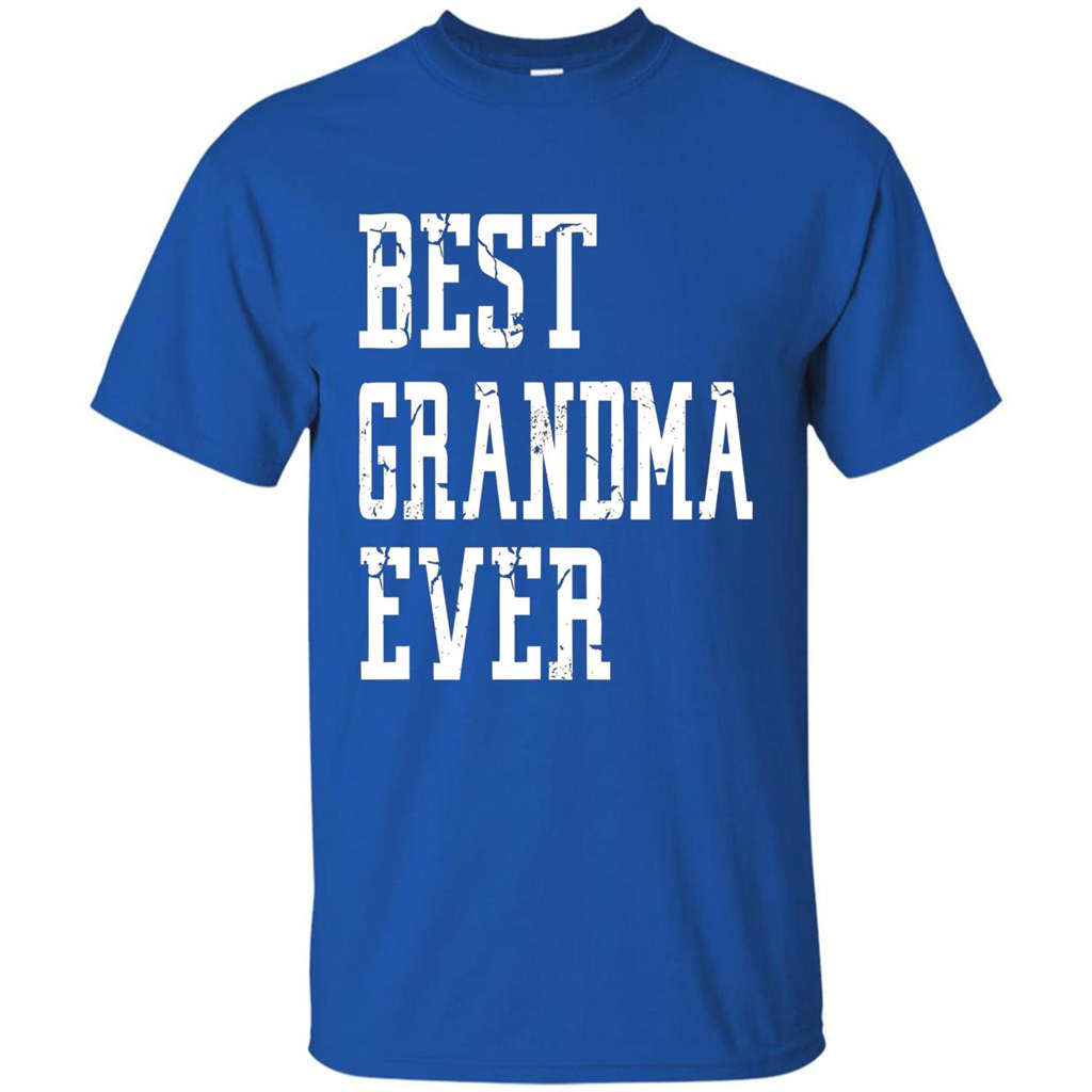 Best Grandma Ever T-Shirt - Grandparents Day T-shirt Royal