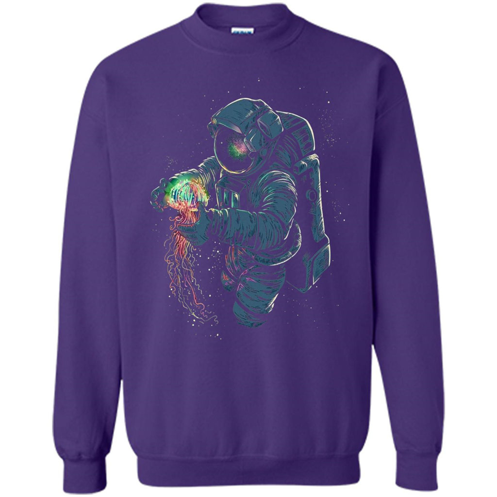 Space Rave T-shirt Jelly Fish Rainbow Astronaut Friends T-shirt