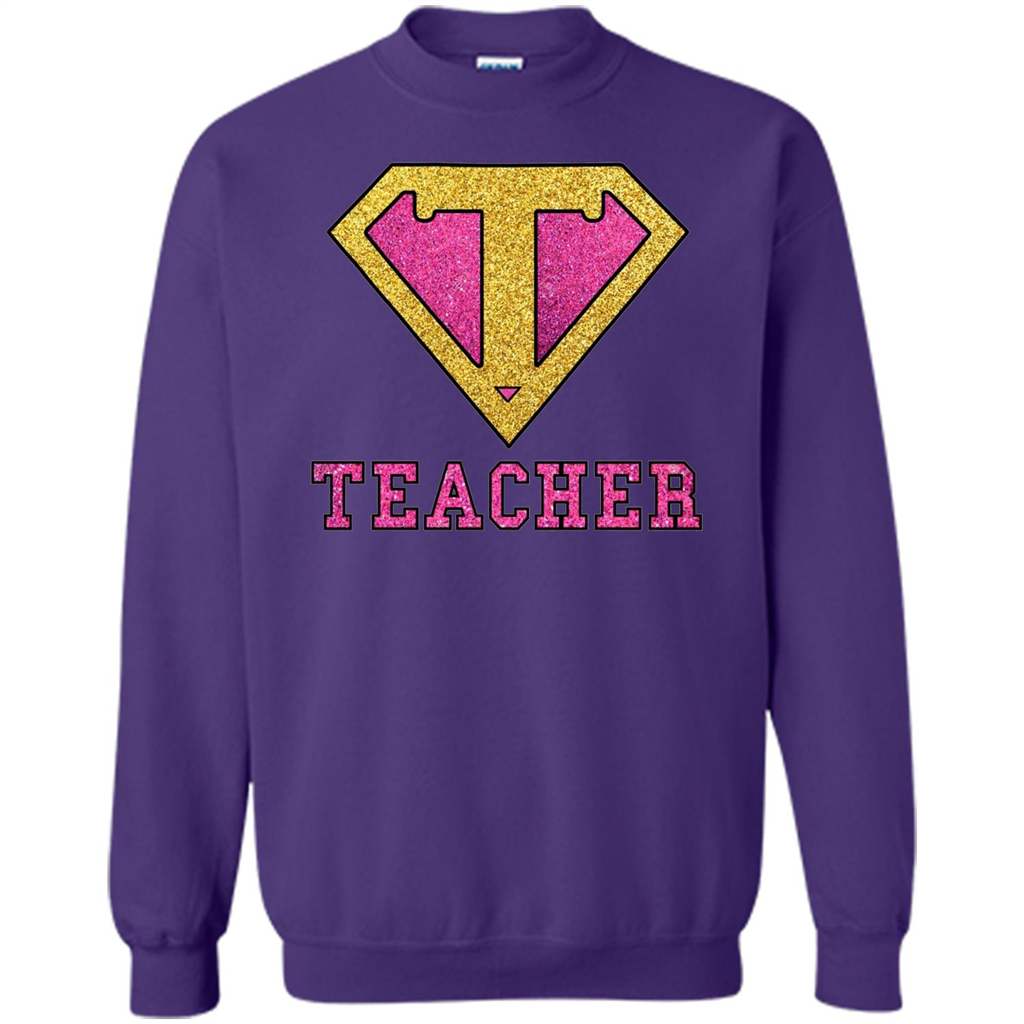 Super Hero Teacher T-shirt Orange