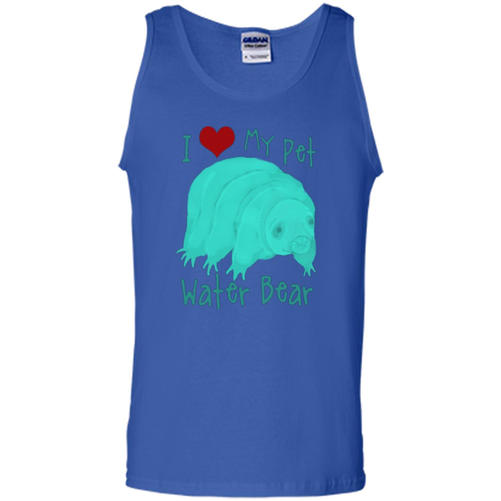 I Love My Pet T-shirt Water Bear T-shirt Royal