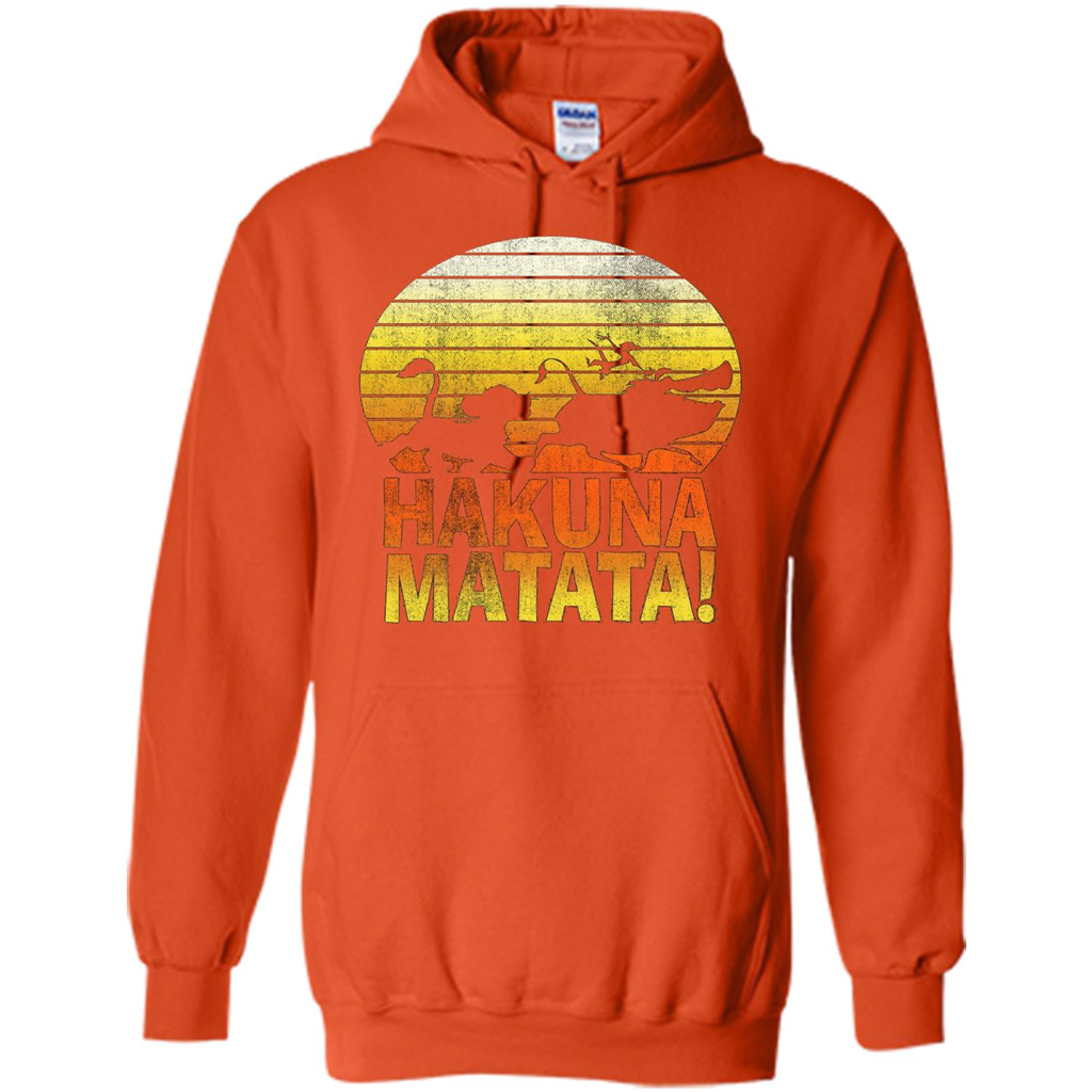 Cartoon T-shirt The Lion King Hakuna Matata Orange
