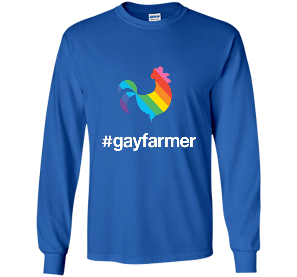 Hashtag Gay Farmer Pride Chicken T-Shirt t-shirt Royal