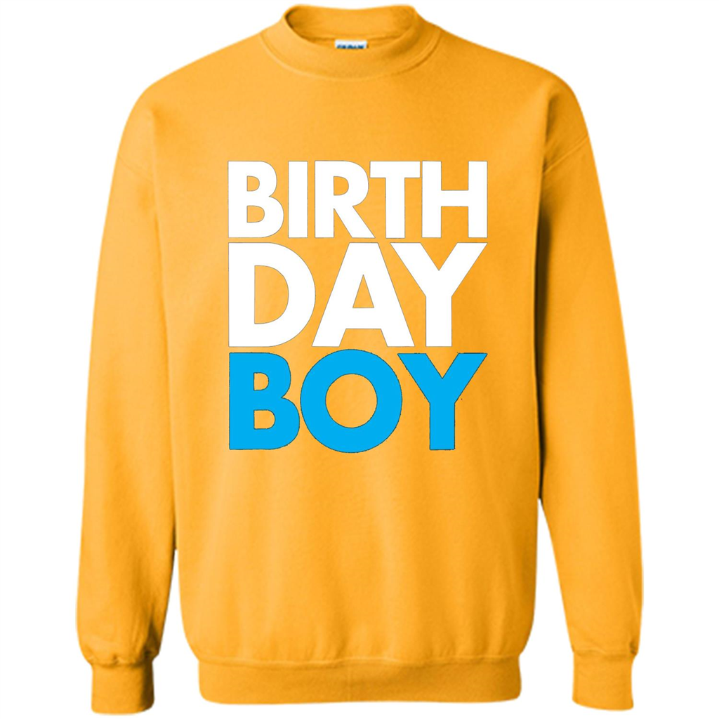 Birth Day Boy T-shirt Gold