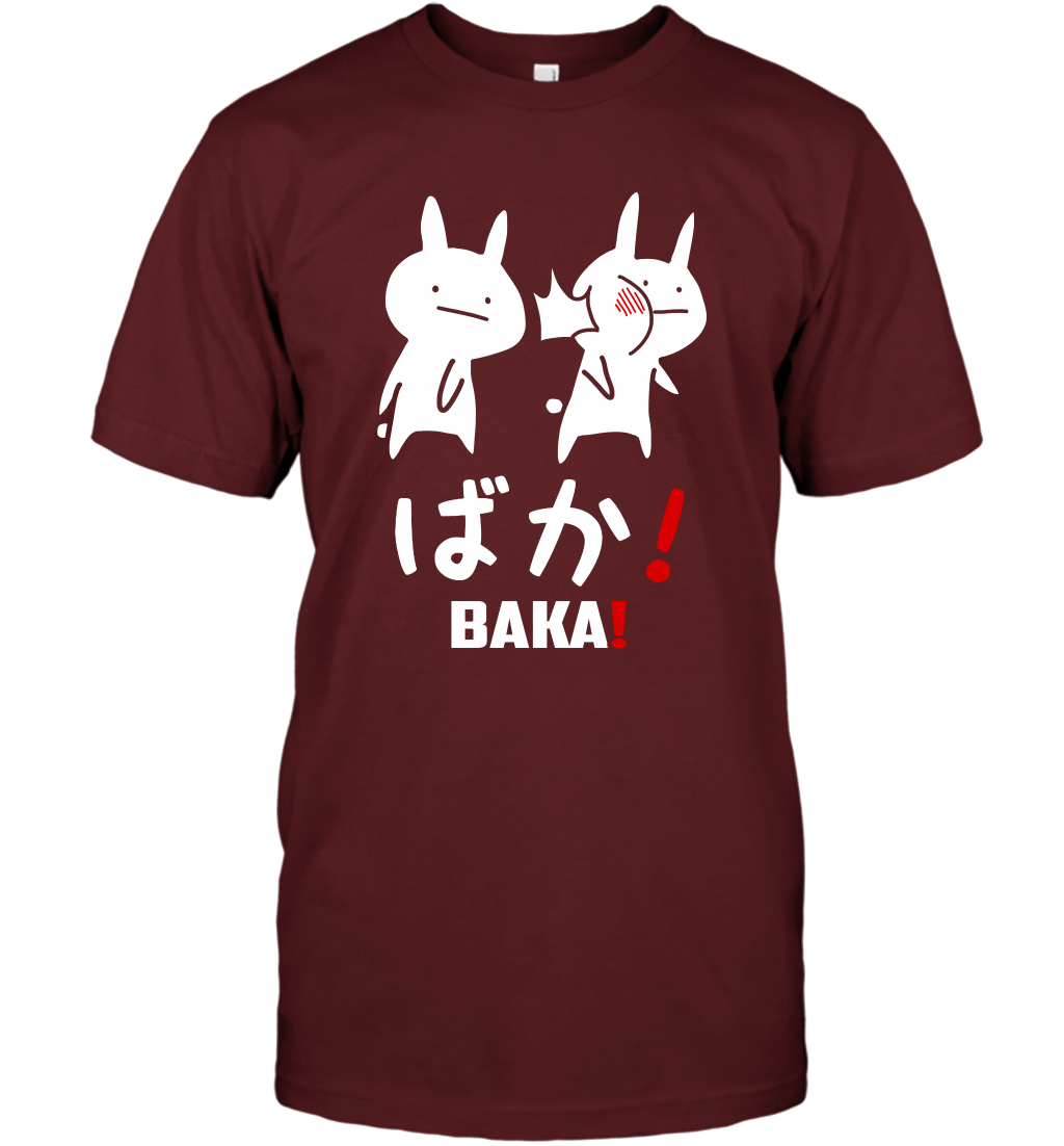 Baka Cut Anime Japanese Word Shirt T-Shirt T-Shirt Cardinal