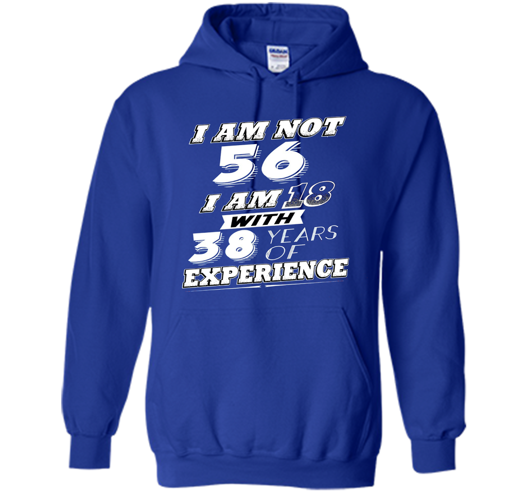 Funny 56th Birthday Gag Gift T-Shirt 56 Year Old Humor cool shirt Royal