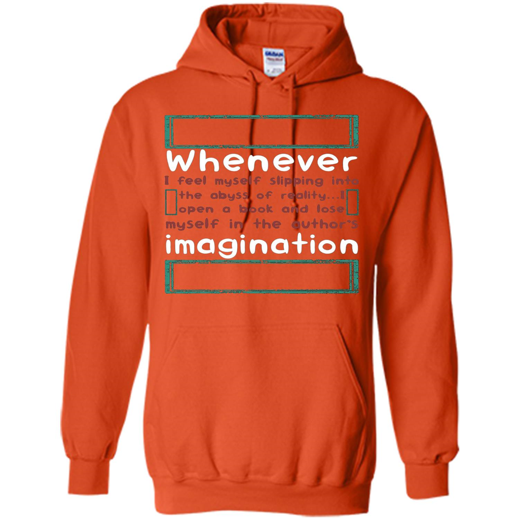 Whenever I Feel Myself Slipping In To The Abyss T-shirt Orange