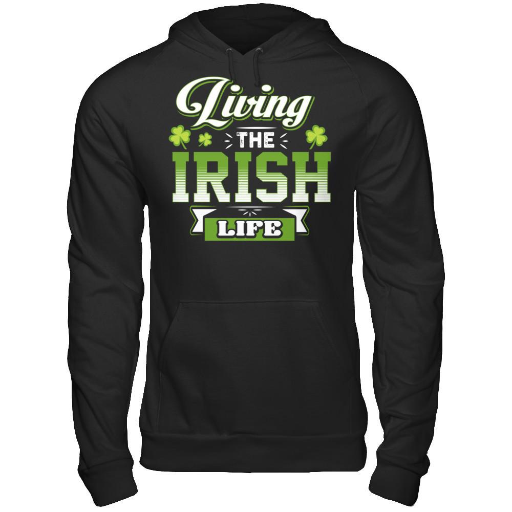 Living The Irish Life Gildan - Pullover Hoodie Black