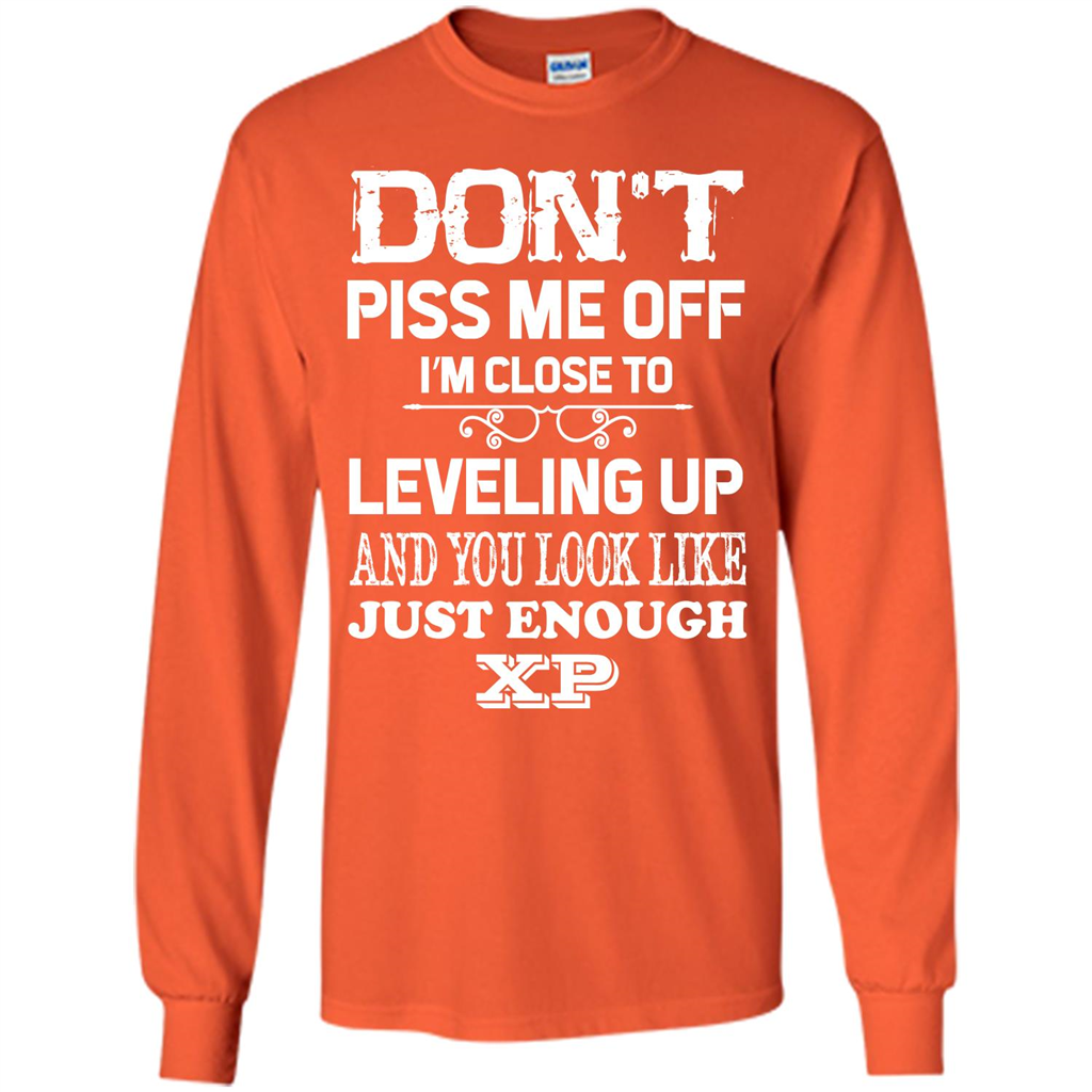 Gamer. Don‰۪t Piss Me Off T-shirt Orange