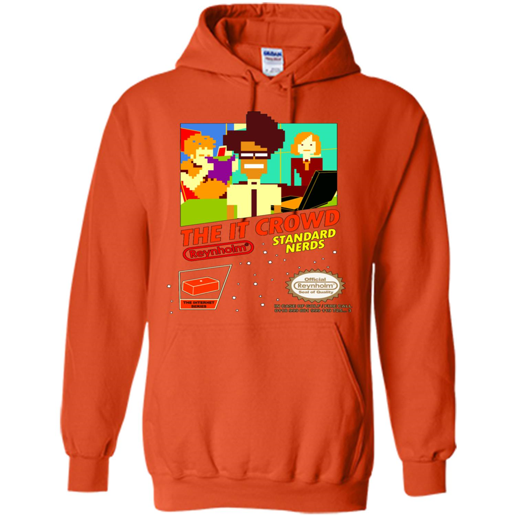 TV Series T-shirt The It Crowd Standard Nerds Orange