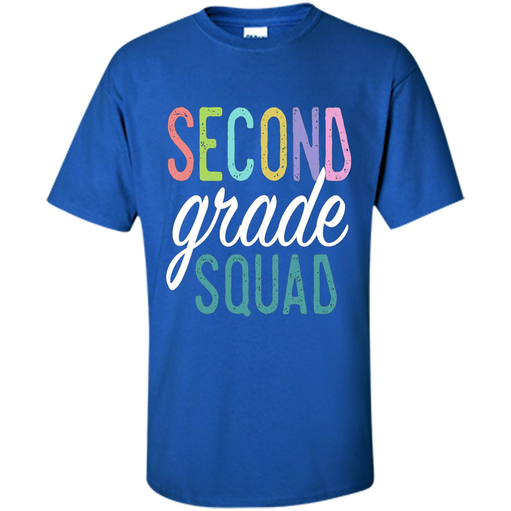 Second Grade Squad T-shirt Back to School T-shirt Royal