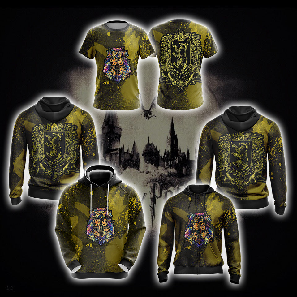 Loyal Like A Hufflepuff Harry Potter Unisex 3D Hoodie