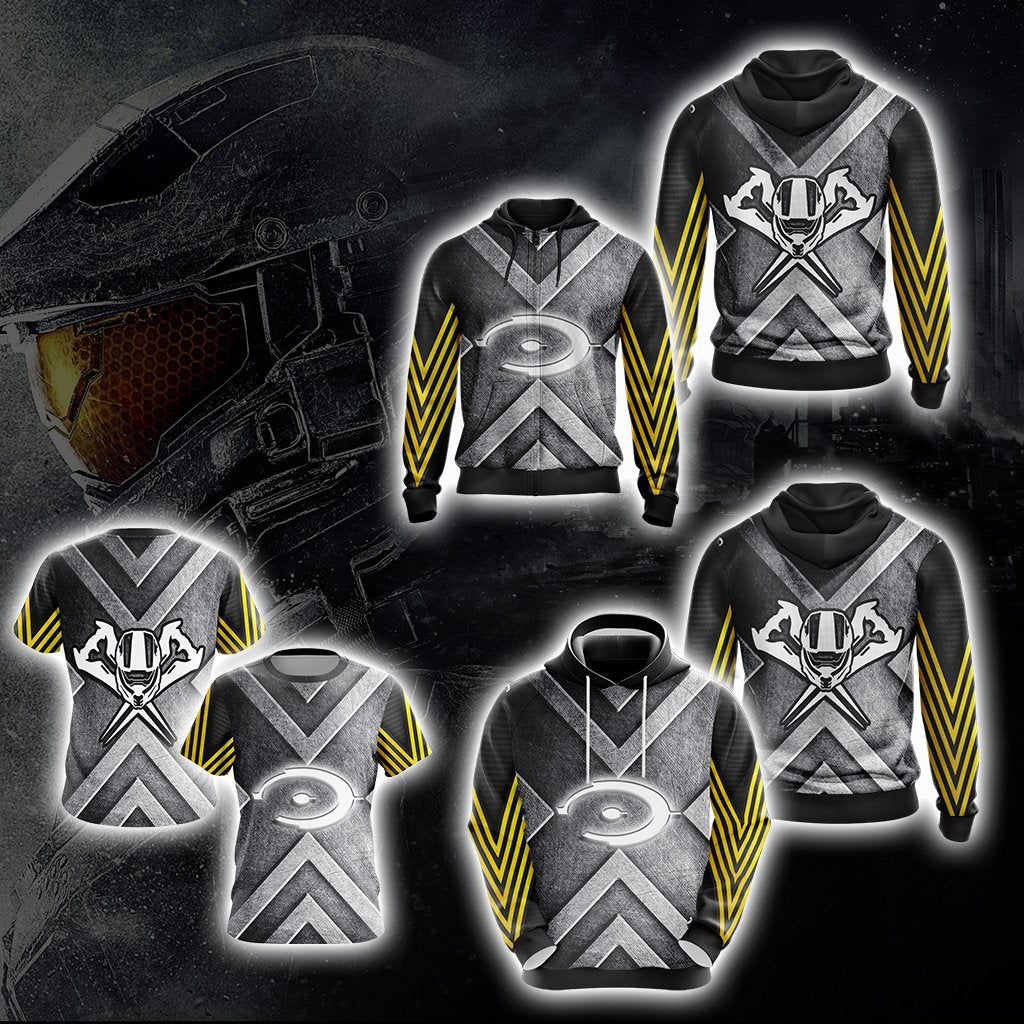 Halo Unisex Zip Up Hoodie
