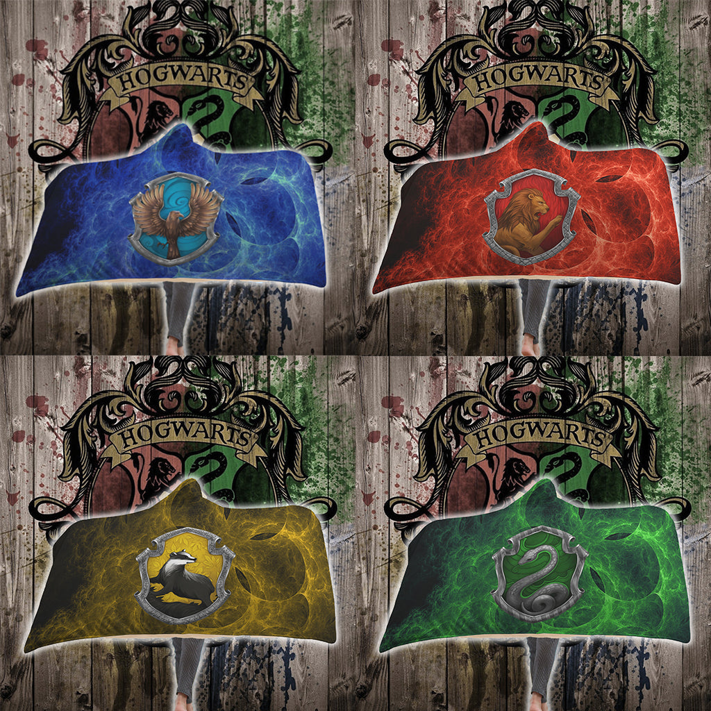 Brave Like A Gryffindor Harry Potter 3D Hooded Blanket