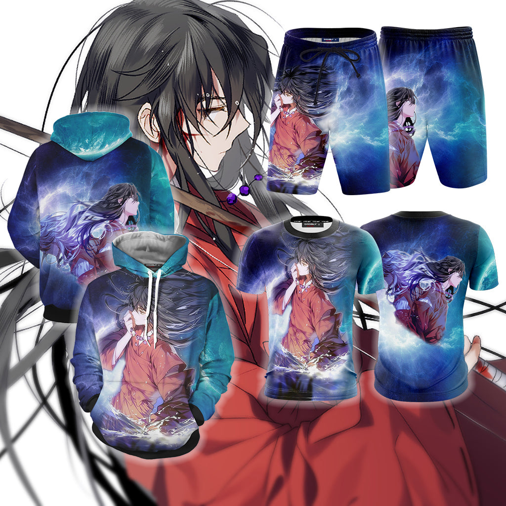 Inuyahsha Human Inuyasha 3D Beach Shorts