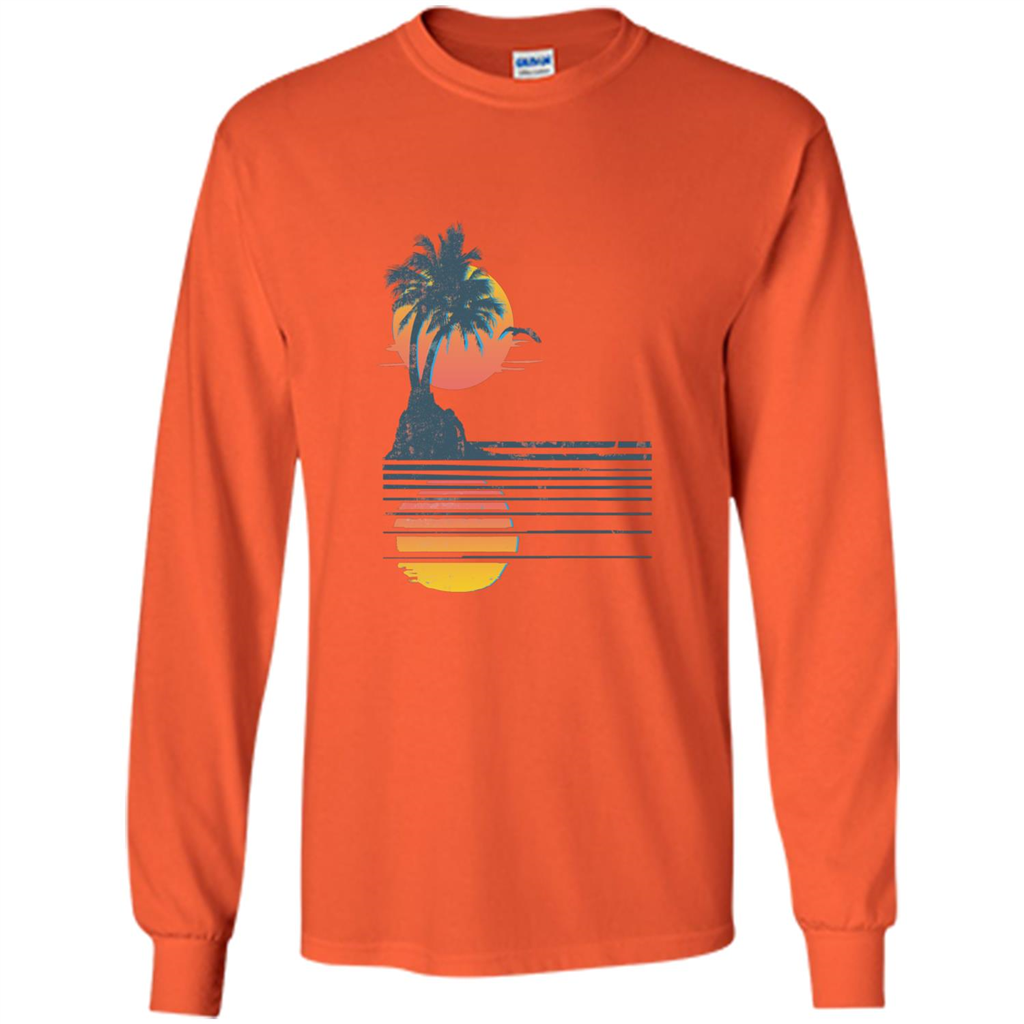 Summer T-shirt Wish You Were Here Orange