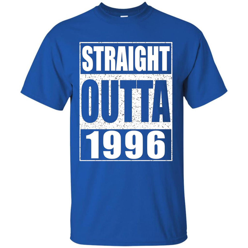 Straight Outta 1996 T-Shirt Born In 1996 Royal