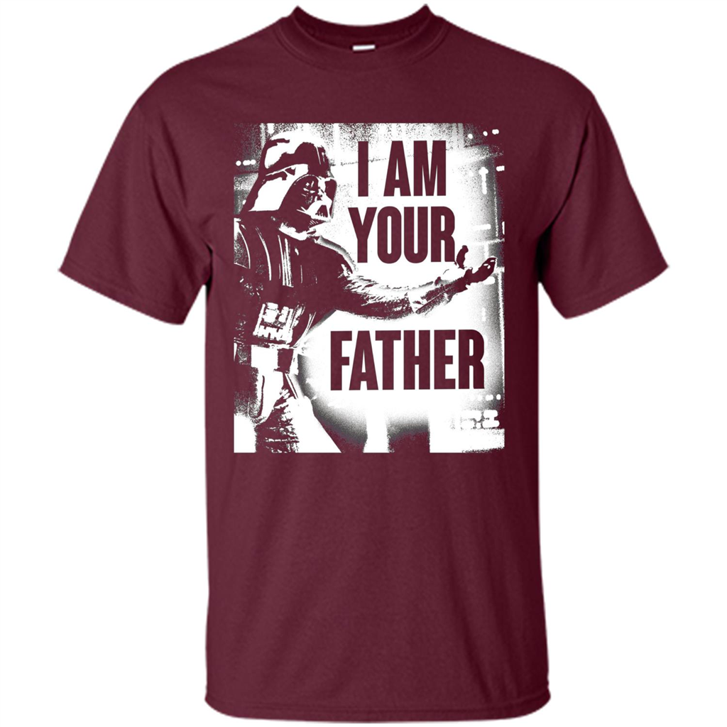 Star Wars Darth Vader Dad T-Shirt Maroon