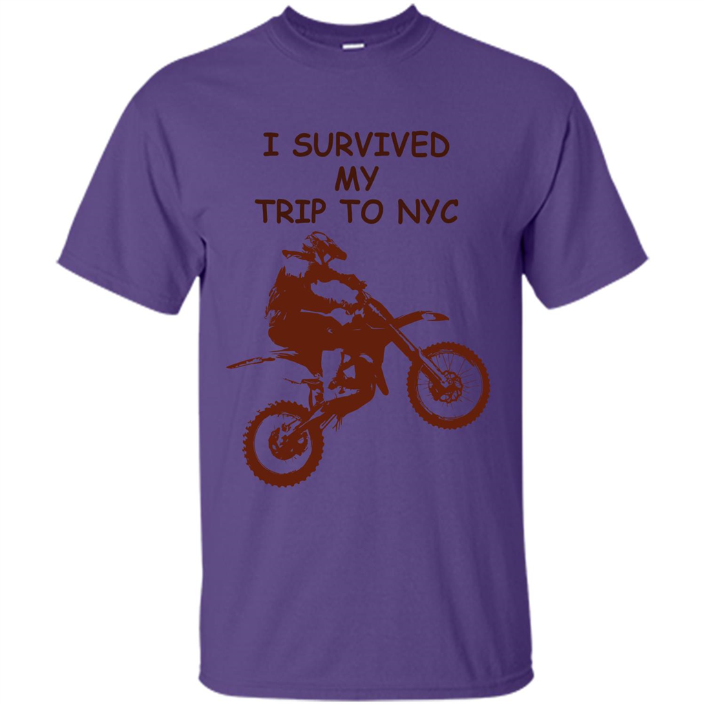 I Survived My Trip To NYC T-shirt Purple