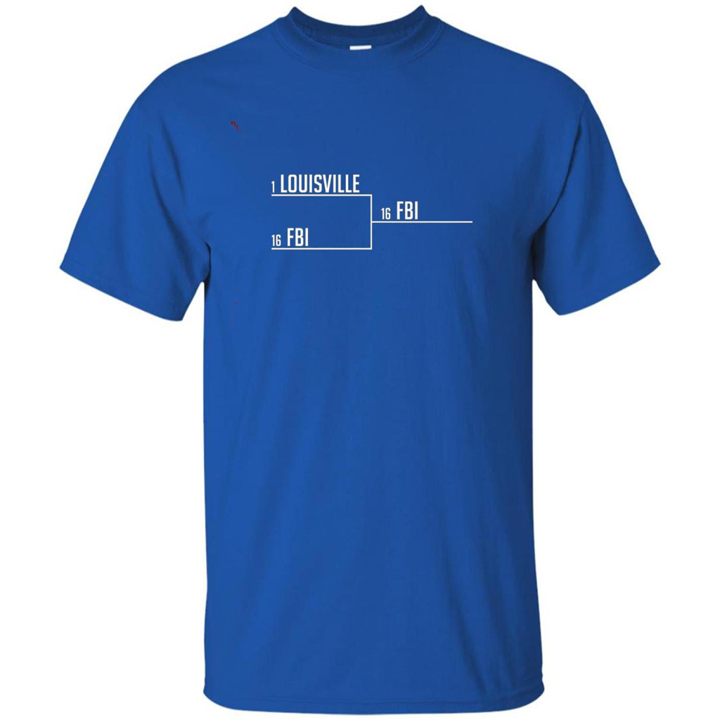 Louisville FBI T-shirt Funny Bracket Louisville FBI Royal