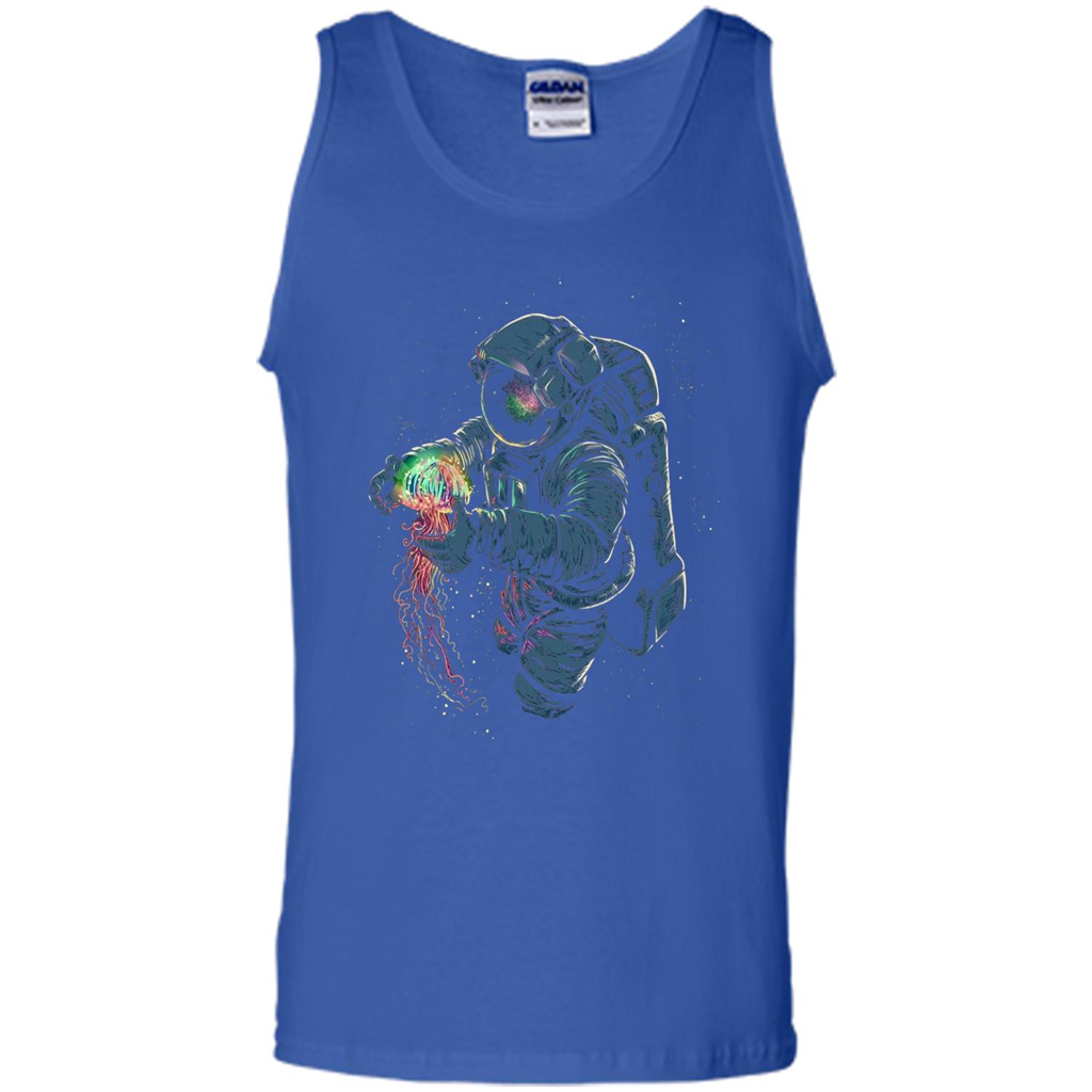 Space Rave T-shirt Jelly Fish Rainbow Astronaut Friends T-shirt