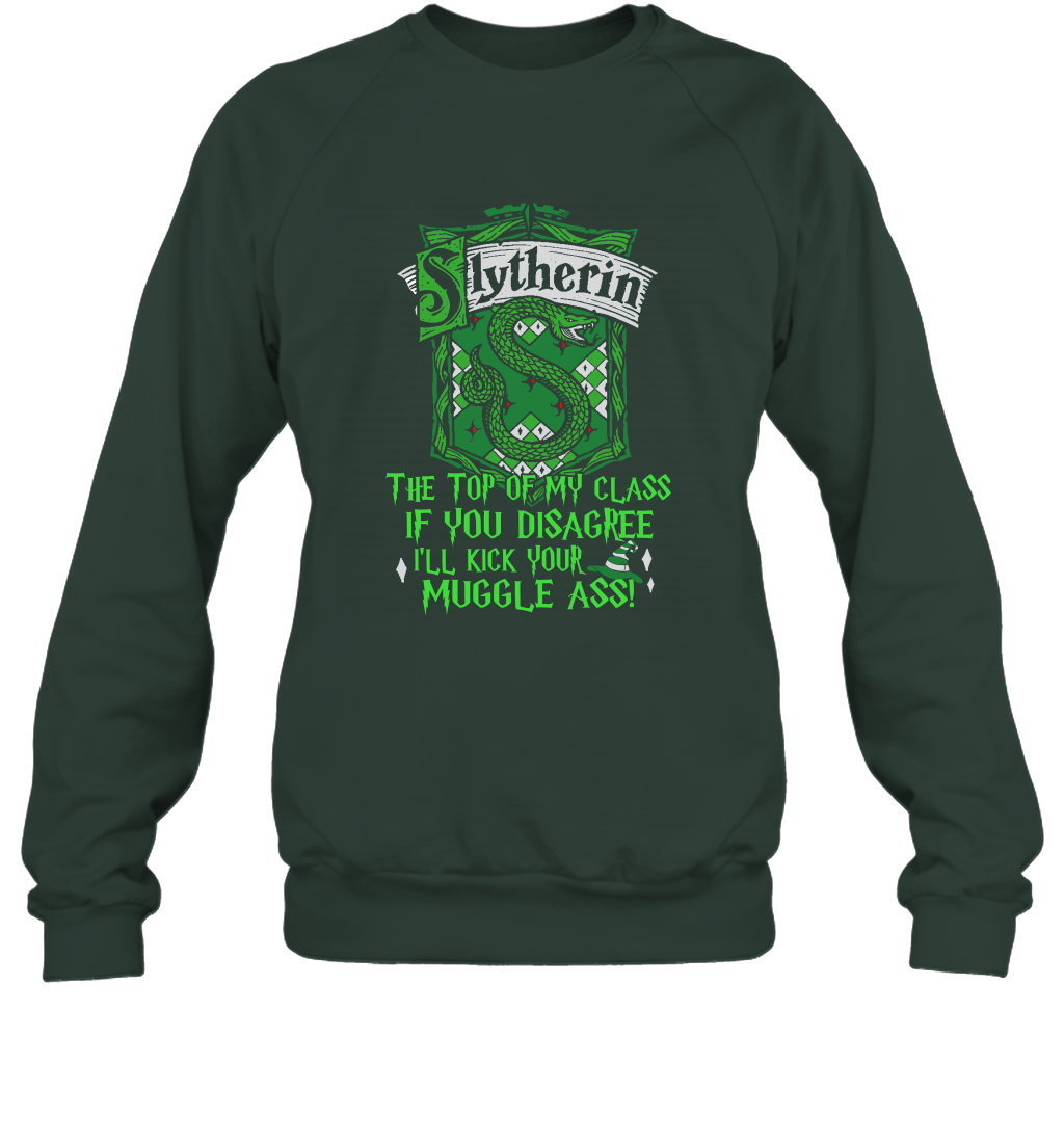 HP QUOTES SLYTHERIN Sweatshirt Sweatshirt Forest