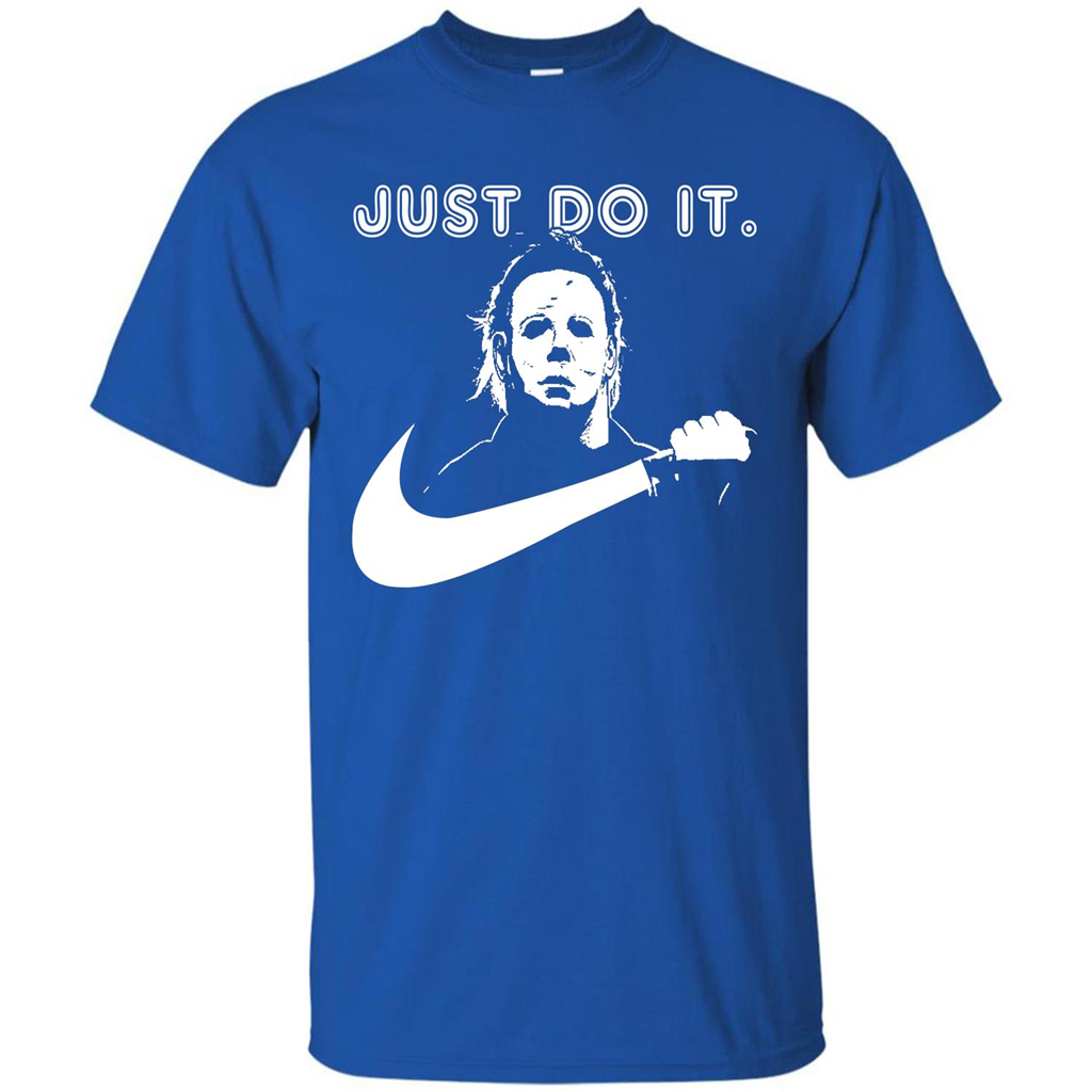 Halloween T-shirt Just Do It T-shirt Royal