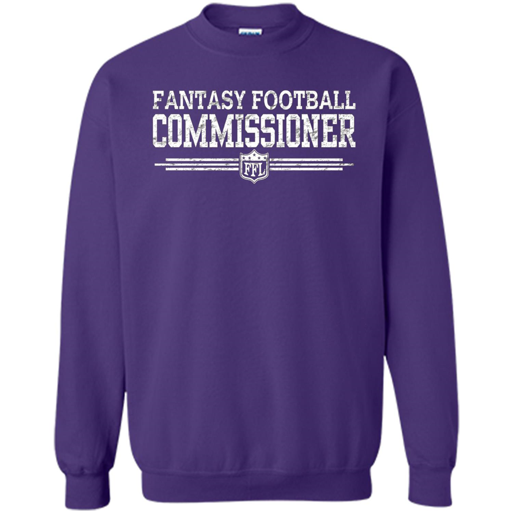 Vintage Fantasy Football Commissioner T-shirt Orange