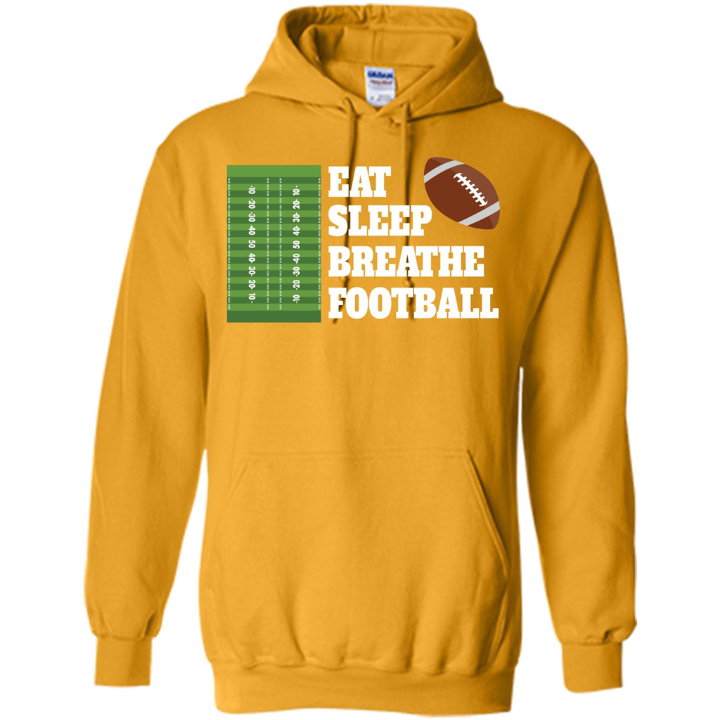 Eat Sleep Breathe Football T-shirt Gold