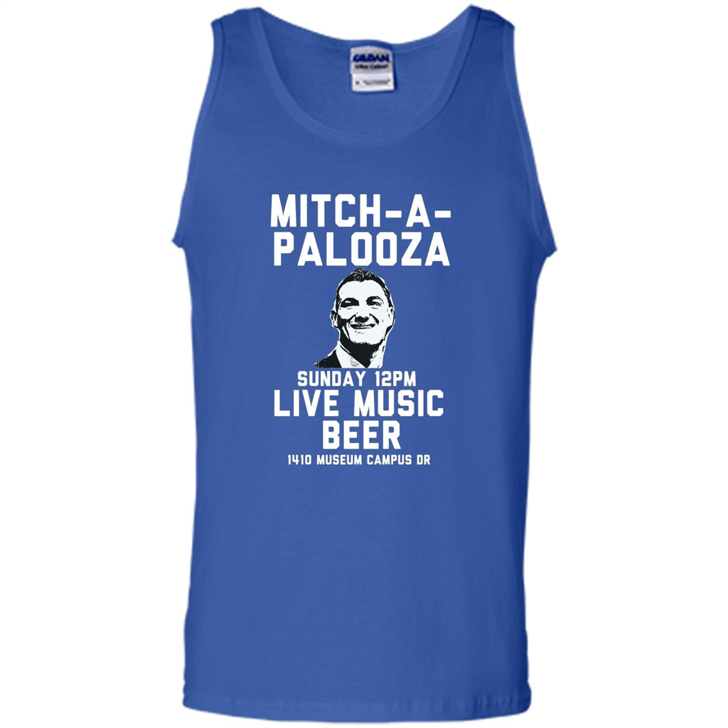 Mitch-a-palooza Live Music Beer T-shirt Royal