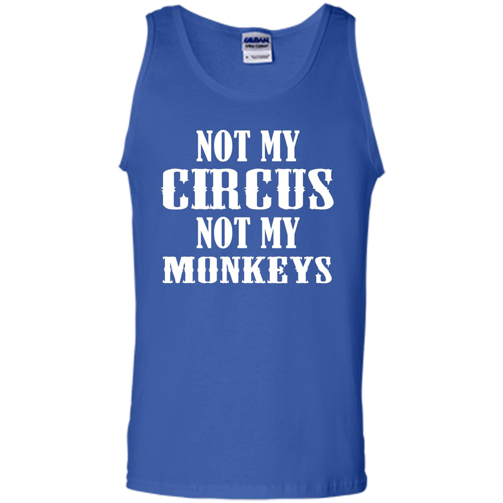 Monkey T-shirt Not My Circus Not My Monkeys T-shirt Royal