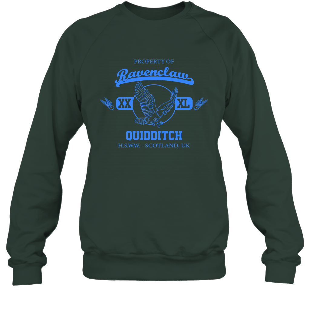 Property Of Ravenclaw Quidditch Harry Potter Sweatshirt Sweatshirt Forest