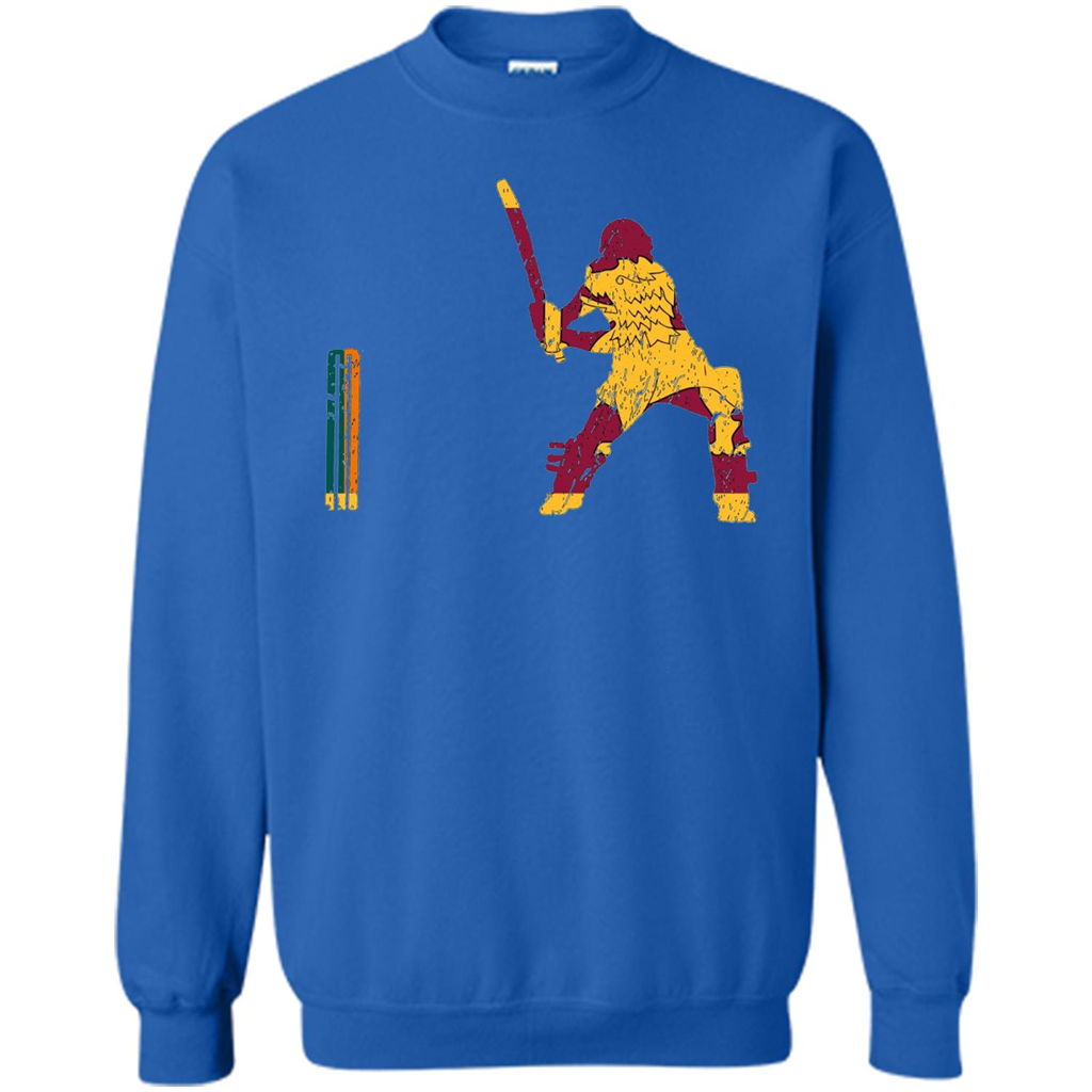 American Football T-shirt Sri Lankan Cricketer Batsman Wicket Cricket Match Royal