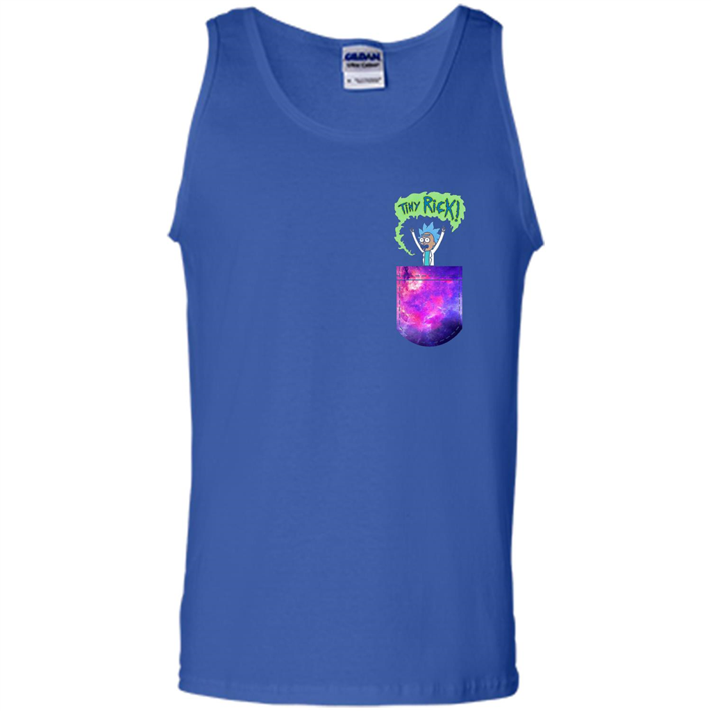 Rick And Morty T-shirt Tiny Rick T-shirt Royal