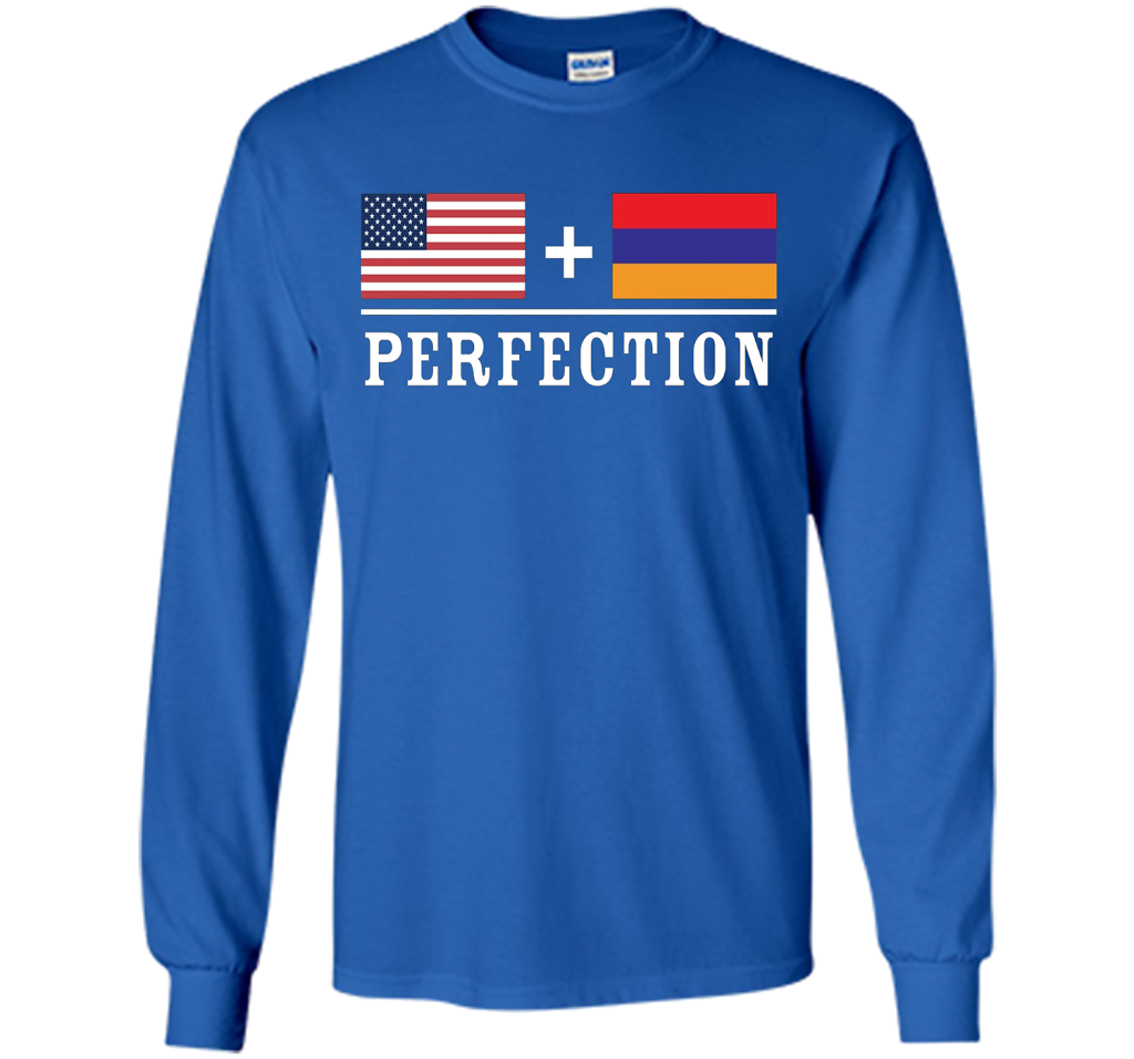 American + Armenian = Perfection Flag T-Shirt t-shirt Royal
