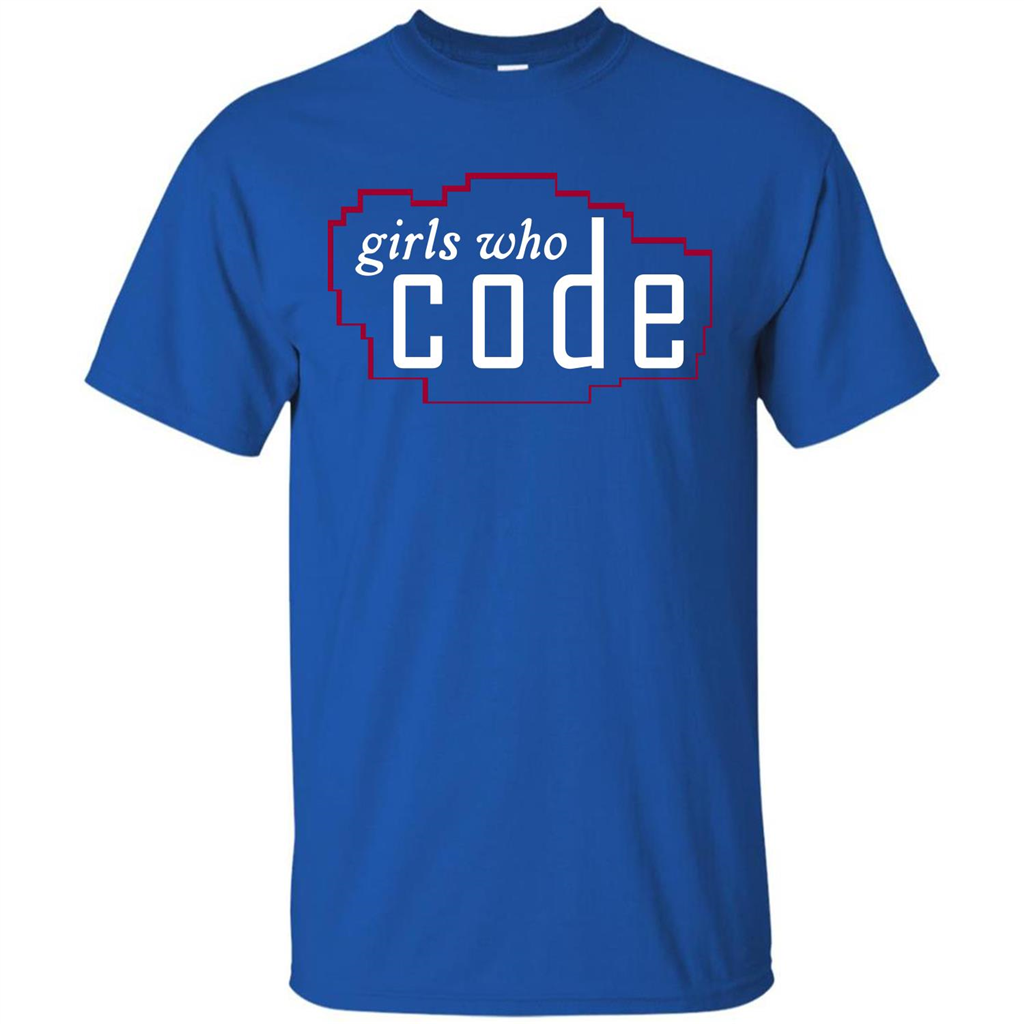 Coder T-shirt Girls Who Code T-shirt Royal
