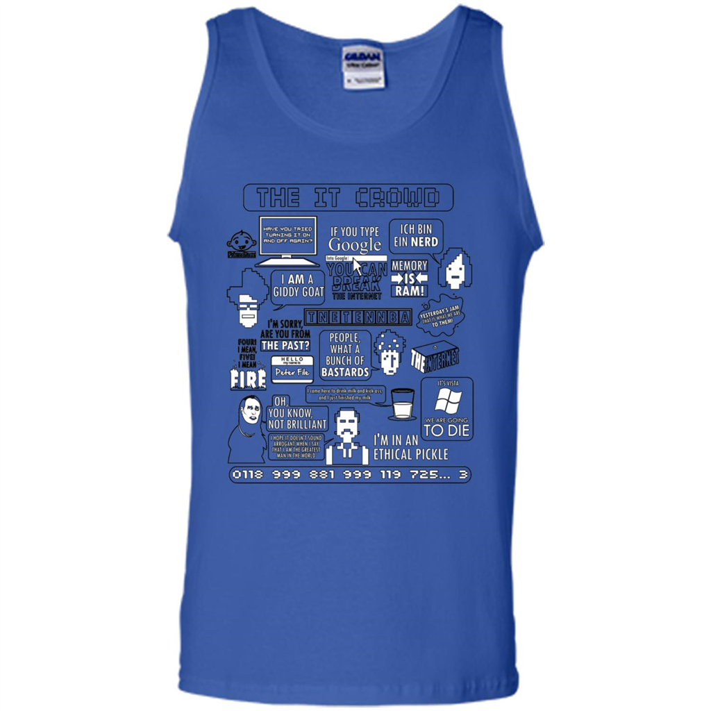 Movies T-shirt The IT Crowd Quotes I'm In A Ethical Pickle Royal