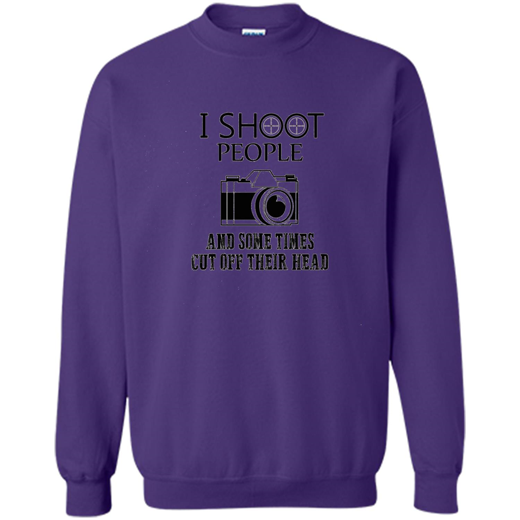 Love Photography T-shirt I Shoot People And Some Times Cut Off Their Head Orange