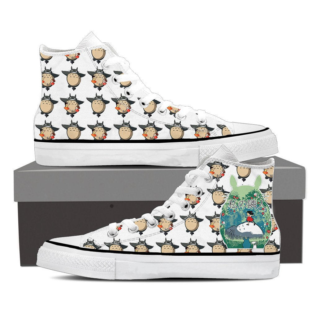 Ghibli Studio My Neighbor Totoro Seamless High Top Shoes SIZE 47