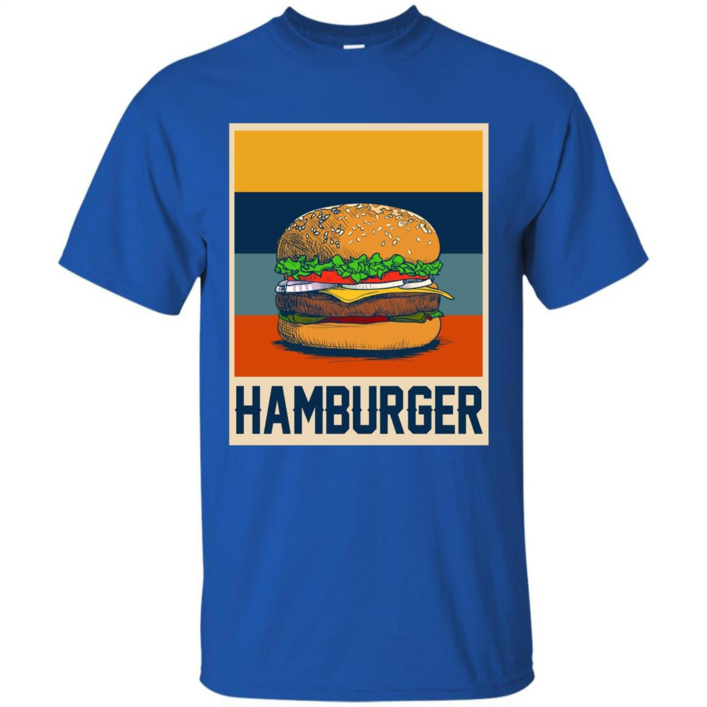 Hamburger T-shirt Vintage Hamburger T-shirt Royal