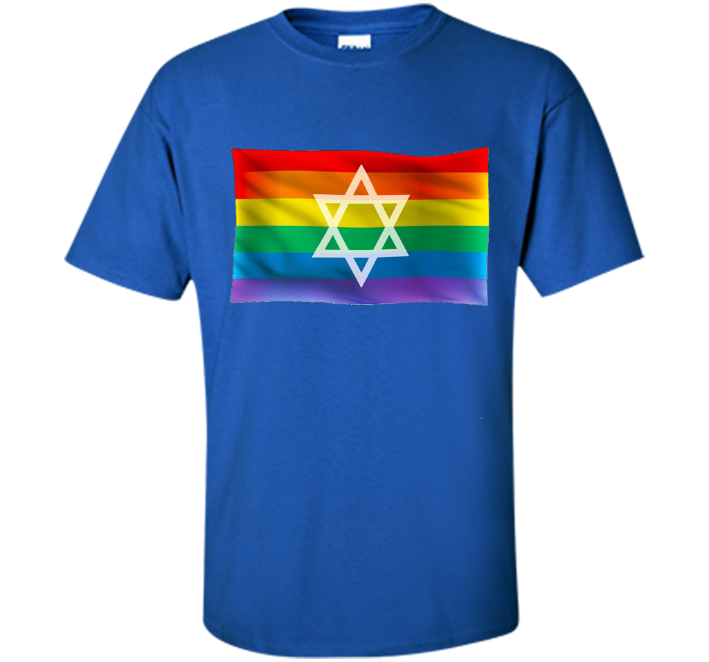 Jewish Gay Pride T-shirt Royal
