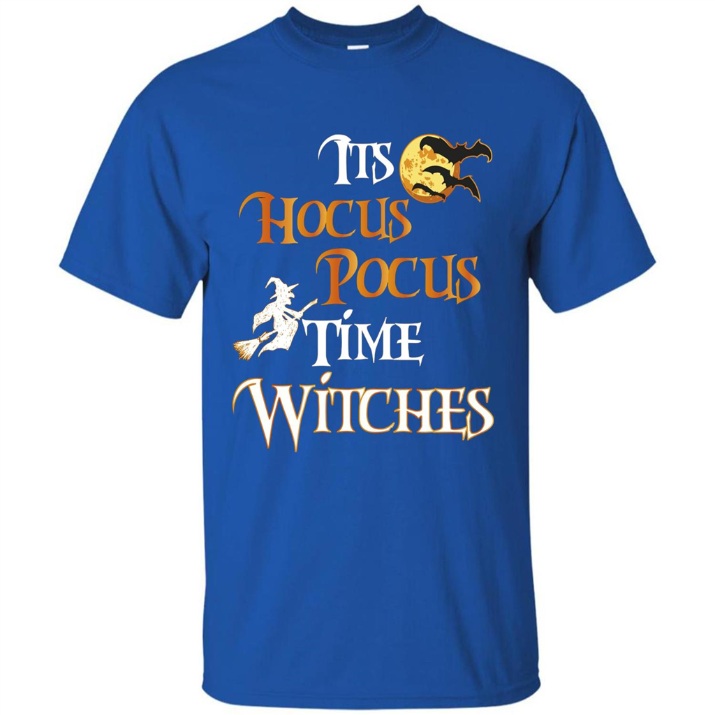 Halloween Witch T-shirt It's Hocus Pocus Time Witches Royal