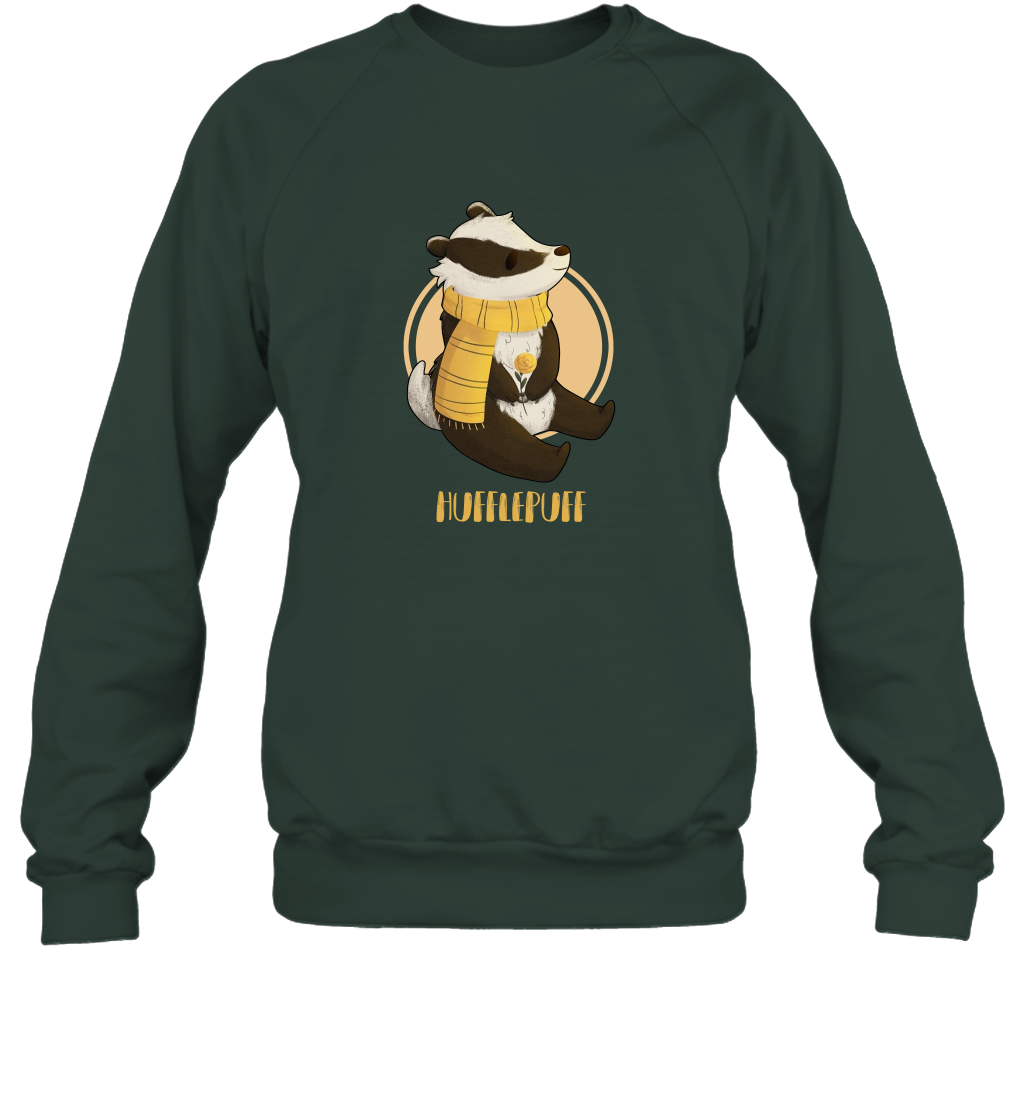 Badgers Hufflepuff House HP Sweatshirt Sweatshirt Forest
