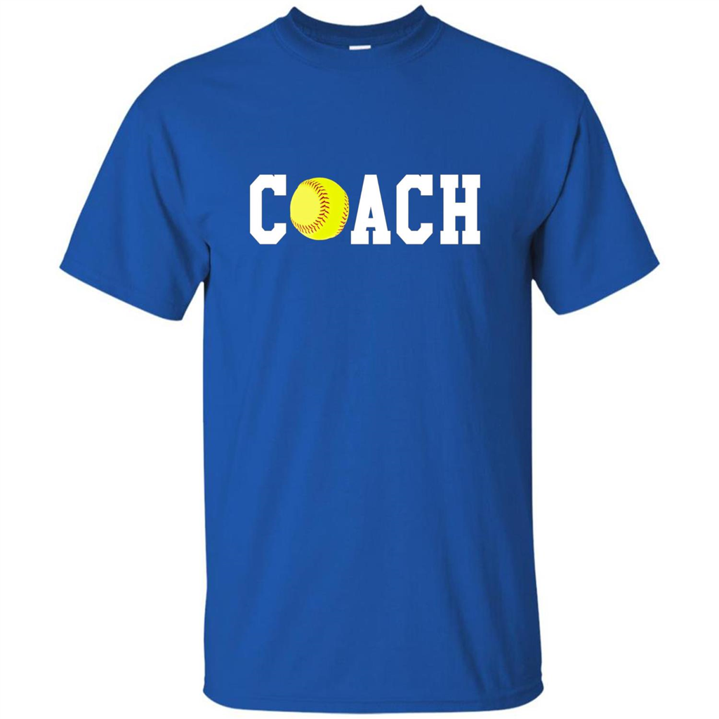 Softball Coach Gift T-shirt Royal