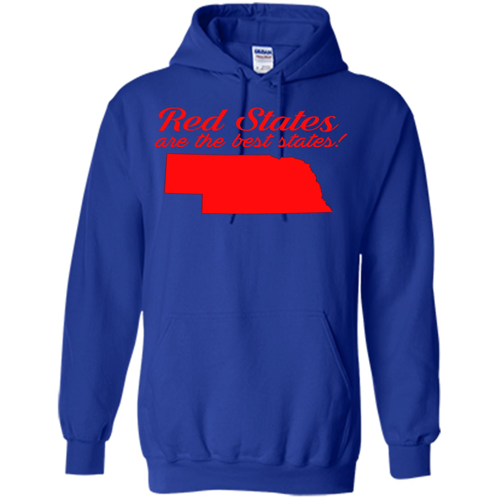 Nebraska T-shirt Red States Are The Best States Royal
