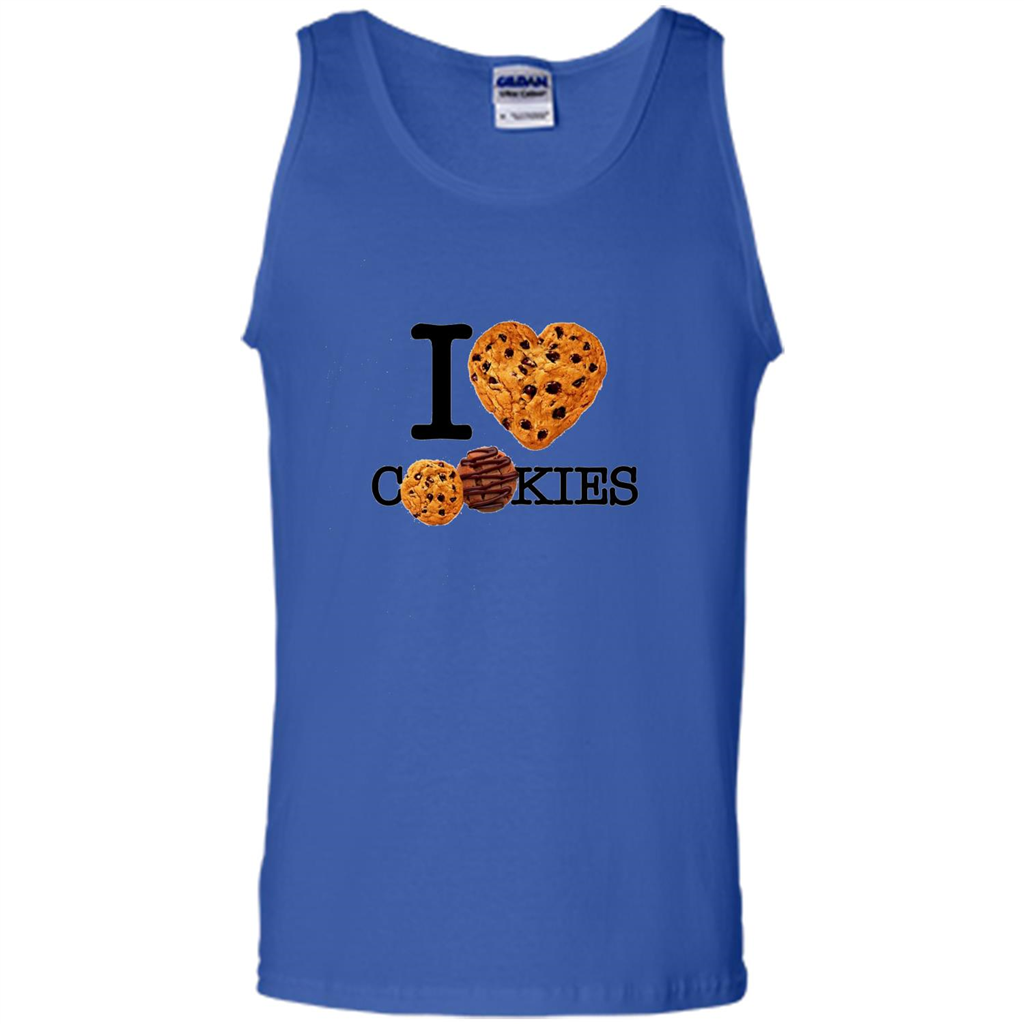 I Love (Heart) Cookies T-shirt Royal