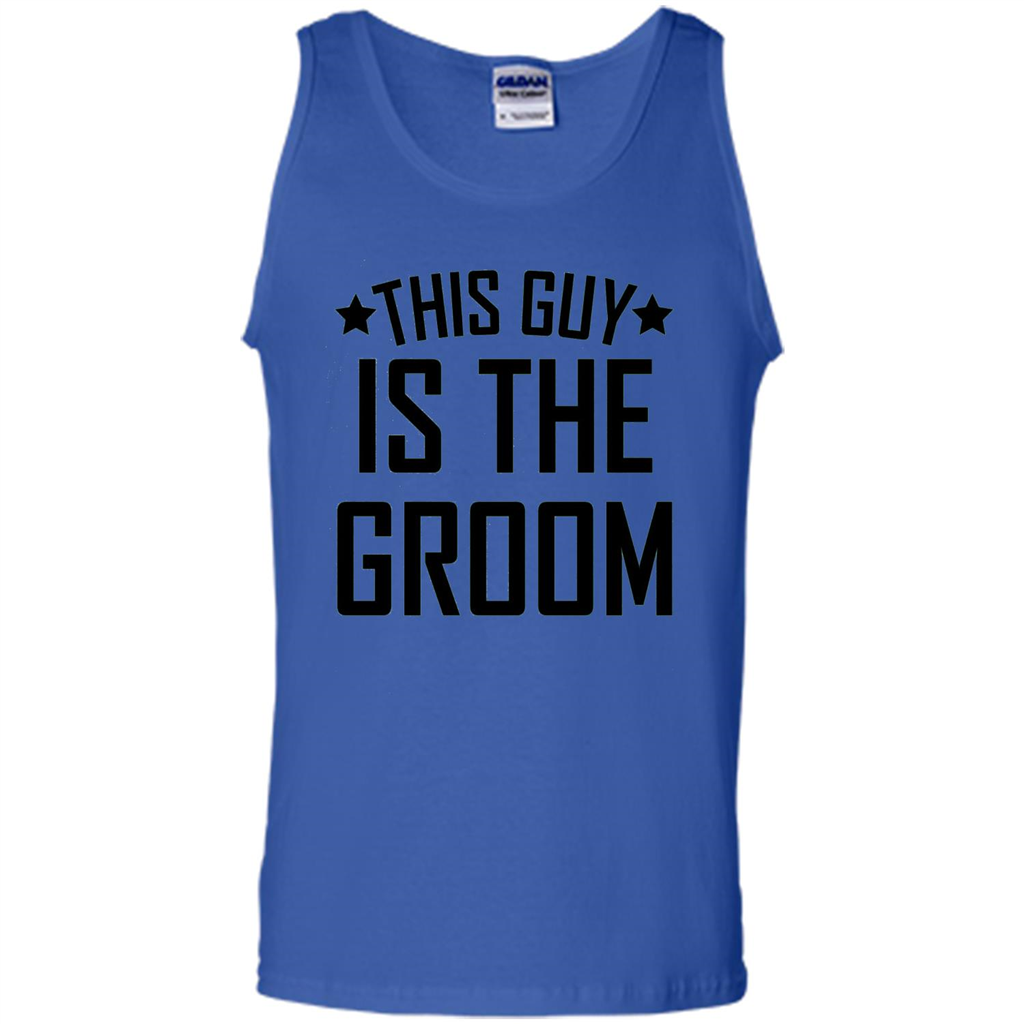 Men's This Guy Is The Groom Bachelor Party Wedding T-shirt Royal