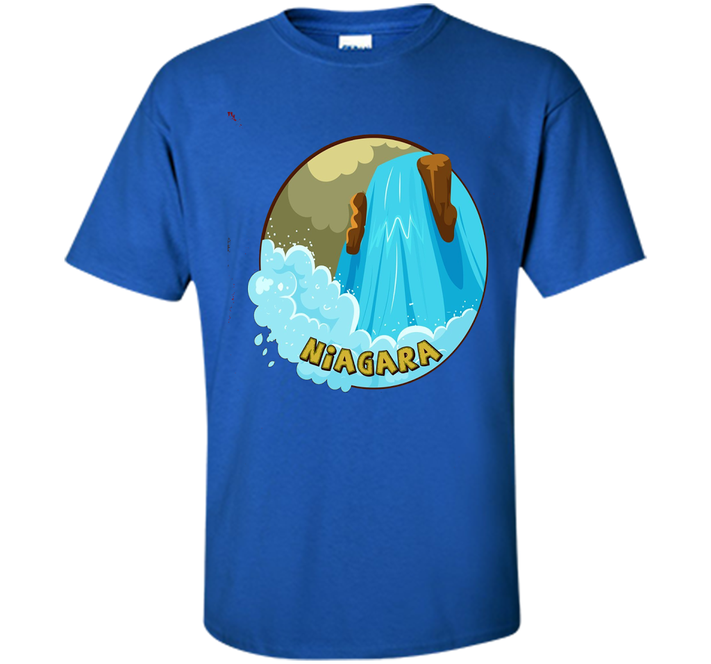 Niagara Falls Souvenir Shirt cool shirt Royal
